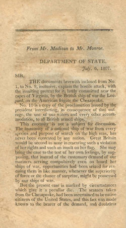 letter from madison to monroe
