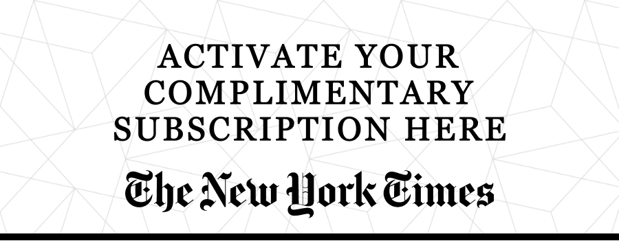 A graphic for New York Times Subscription